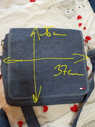 Borsa a tracolla Tommy Hilfiger in denim