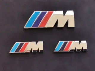 Bmw M Power Emblema Maletero mas 2 Logos Laterales