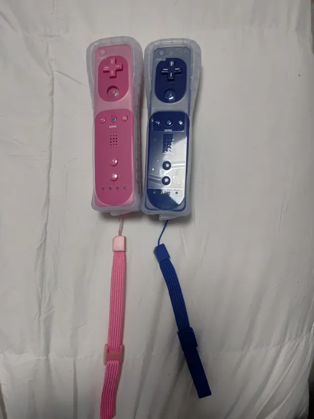 Mandos Wii Nintendo Azul y Rosa