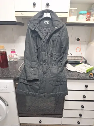 Chaqueta larga acolchada mujer talla M/L