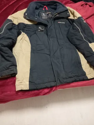 Chaqueta Invierno Cape Horn Hombre Beige/Azul