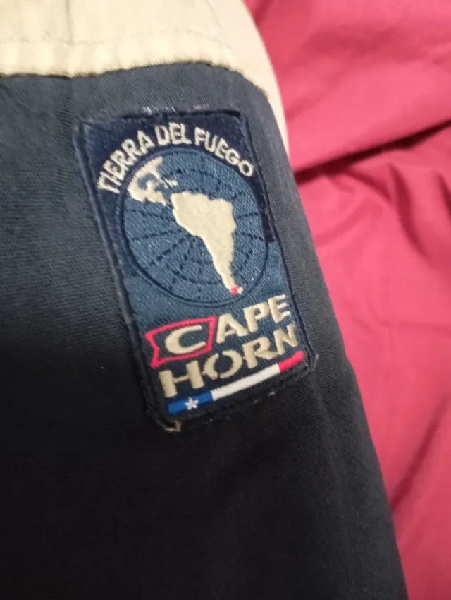 Chaqueta Invierno Cape Horn Hombre Beige/Azul