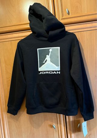 Sudadera Jordan Niño Negra Talla 14 años