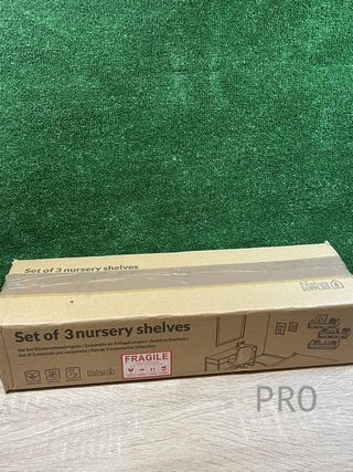 Set di 3 scaffali in legno NATURE SUPPLIES