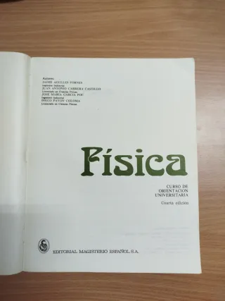 Física curso de orientación universitaria