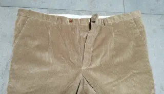 Pantalón de pana hombre talla 50 beige