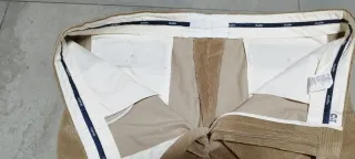 Pantalón de pana hombre talla 50 beige