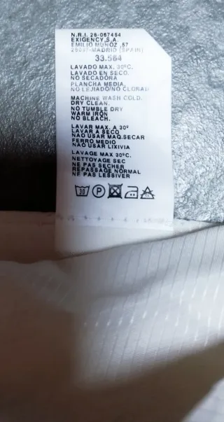 Pantalón de pana hombre talla 50 beige