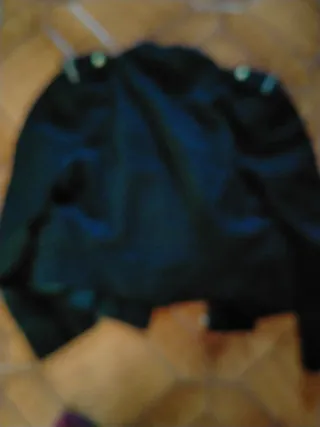 Giacca vintage nera con fregi