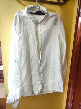 Blusa blanca manga larga