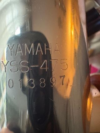 Saxofón Soprano Yamaha YSS 475. Como nuevo!