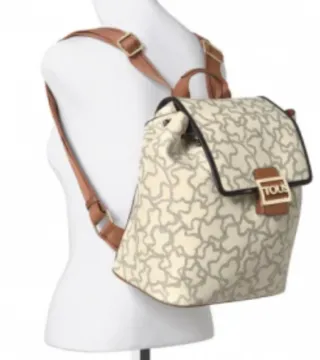 Mochila Tous Kaos Icon Beige/Marrón