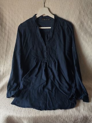 Lote 5 camisas blusas Inditex mujer talla M