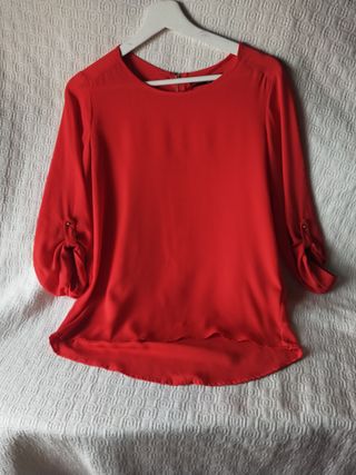 Lote 5 camisas blusas Inditex mujer talla M