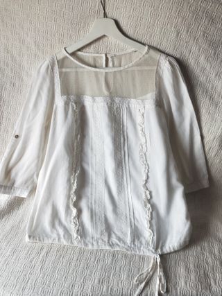 Lote 5 camisas blusas Inditex mujer talla M