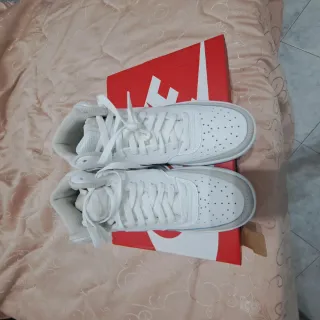 Scarpe Nike Court Vision Donna Bianco