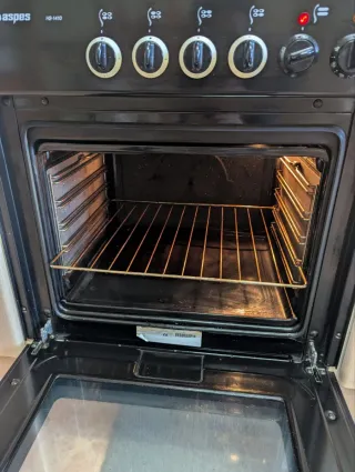 Cocina gas y horno eléctrico 2 en 1