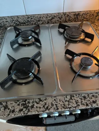 Cocina gas y horno eléctrico 2 en 1