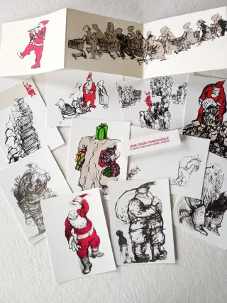 Cartoline di Natale illustrate da Armin Greder