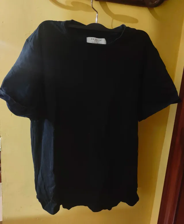Camiseta Negra Primark Talla M