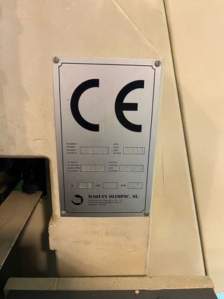 Chapadora de cantos Olímpic