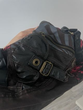 Bolso Desigual Negro y Rosa