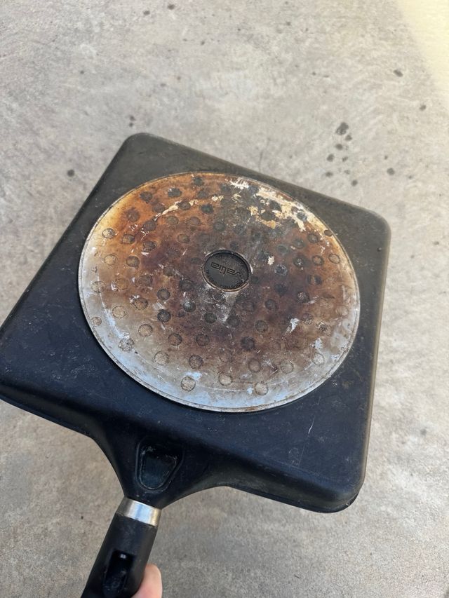 Sartén grill de acero