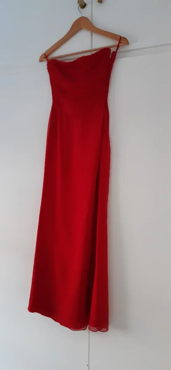 Vestido largo fiesta seda MaxDutty T36