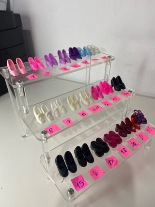 Set di scarpe per bambole Barbie anni 70/80/90