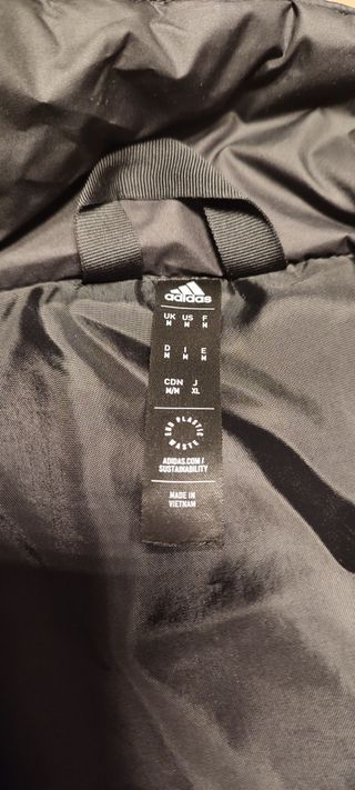 Chaqueta/plumas finito Adidas Hombre Talla M Negra