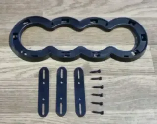 Porta emblema para logo audi universal