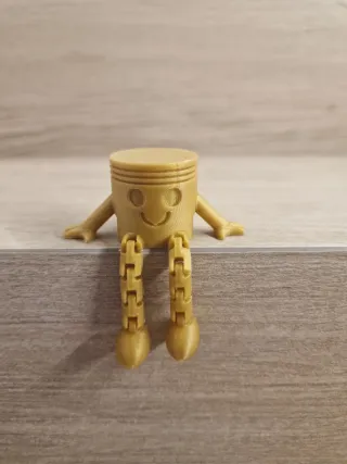 Pistón con piernas 3D