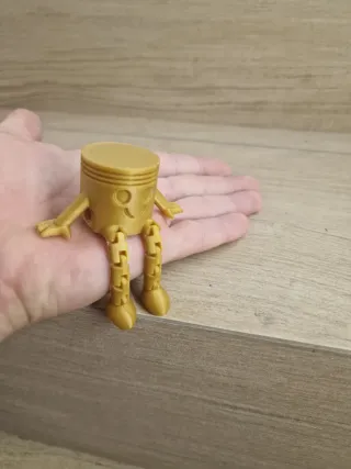 Pistón con piernas 3D