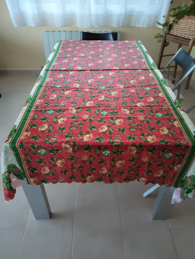 Mantel Navideño Grande Tela