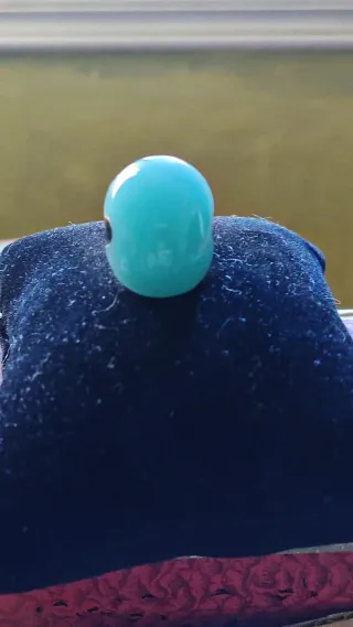 Anillo de Plata con piedra Aguamarina