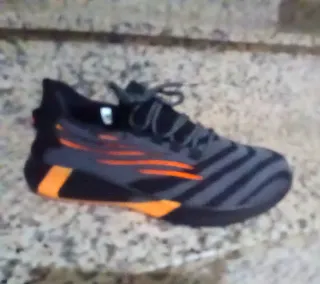 Zapatillas seguridad punta acero gris/naranja