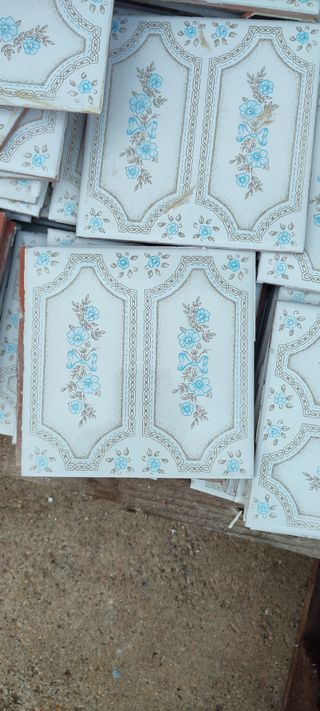 Azulejos retro florales 15x15 cm