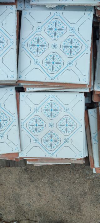 Azulejos retro florales 15x15 cm