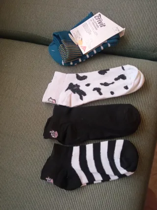 4 pares calcetines Crivit mujer talla 37.