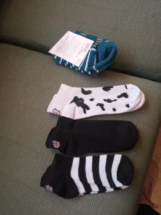 4 pares calcetines Crivit mujer talla 37.