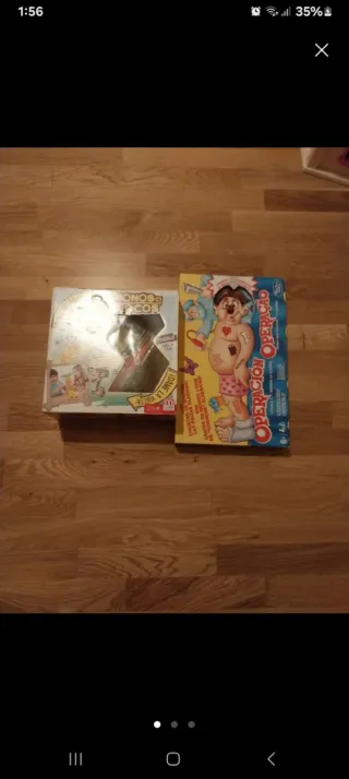 Juegos de mesa Operación y Monos Locos