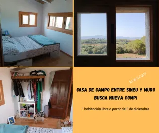 Se busca 1 compi para compartir casa de campo