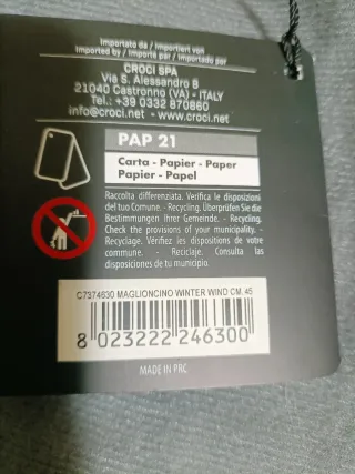 Maglione per cane Croci 45 cm