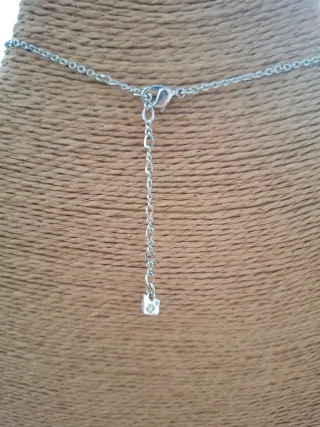 Collar Corazón Swarovski con Llave y Candado