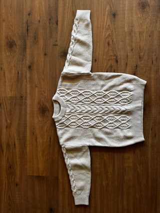 Jersey de punto trenzado unisex