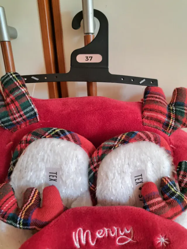 Set natalizio Tex pantofole e maschera