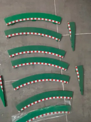 Scalextric lote bordes pianos curva normal r2