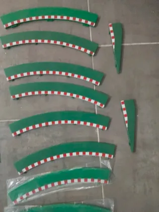 Scalextric lote bordes pianos curva normal r2