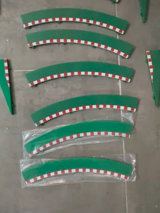 Scalextric lote bordes pianos curva normal r2