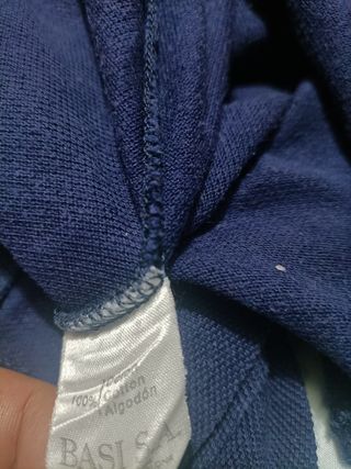 Polo Lacoste Manga Larga Azul XXL